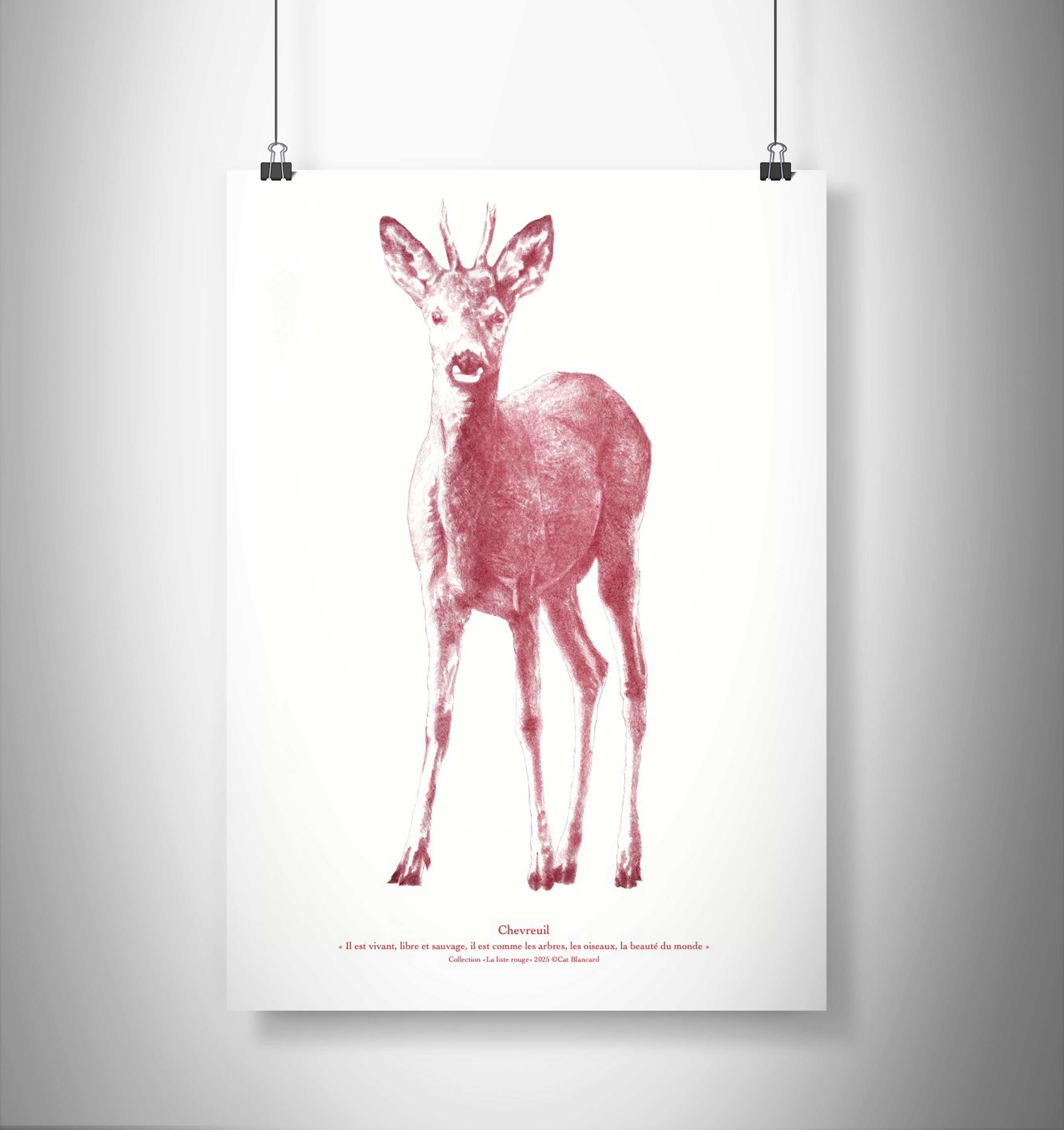Affiche Chevreuil