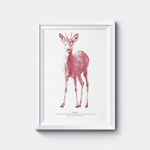 Affiche Chevreuil