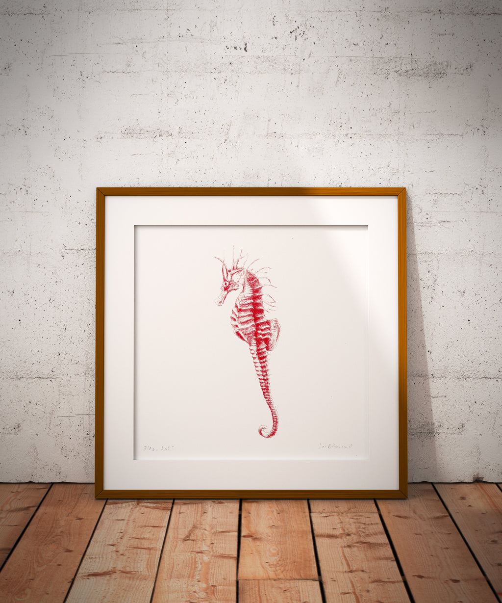 Impression Fine Art "Hippocampe Piquante" n°3/10