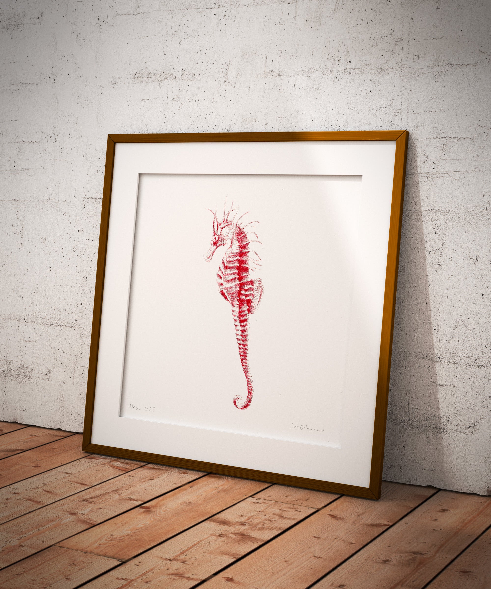 Impression Fine Art "Hippocampe Piquante" n°3/10