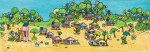 décor village + forêt&nbsp;BD